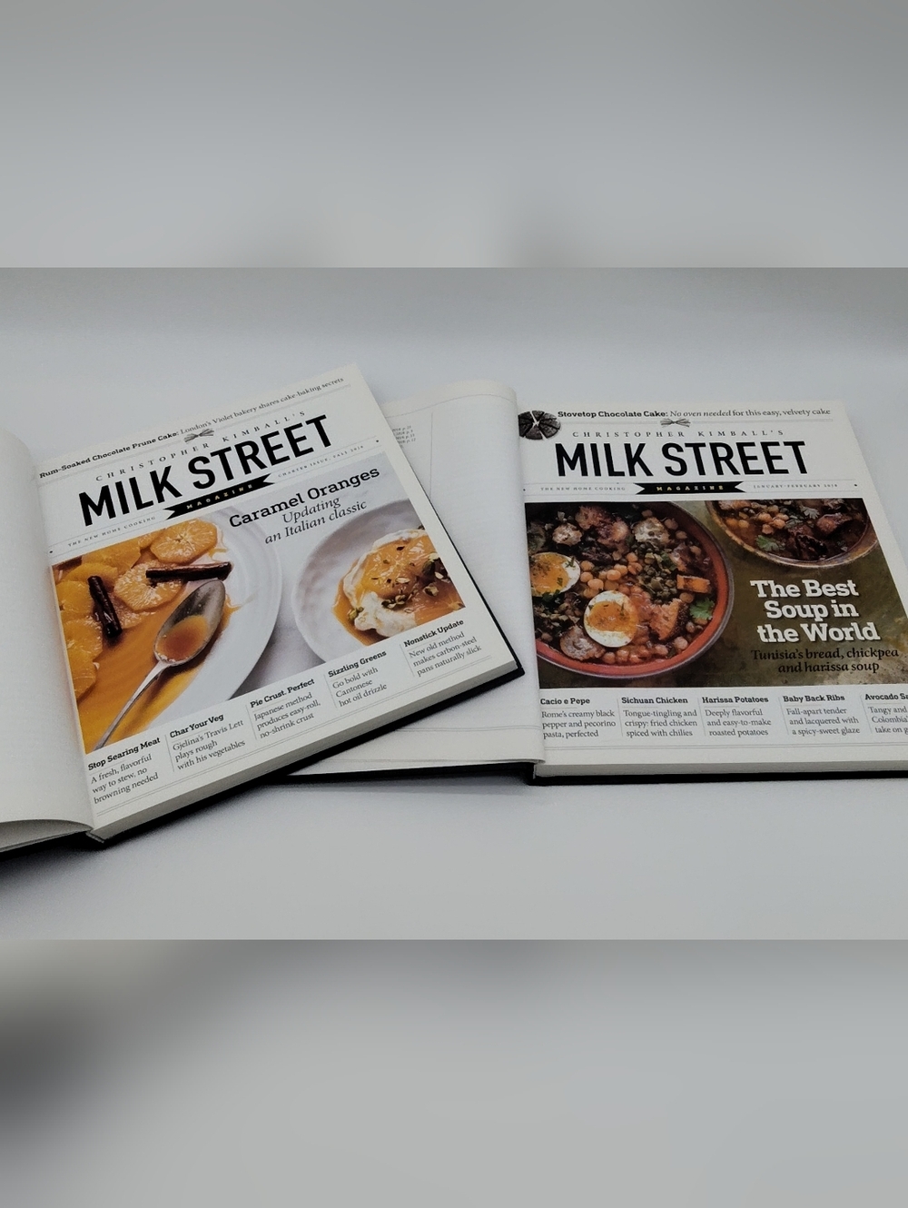 MILK STREET Cookbook Lot 2017 2018 Christopher Kimball Hardcover Kitchen - Picture 2 of 2